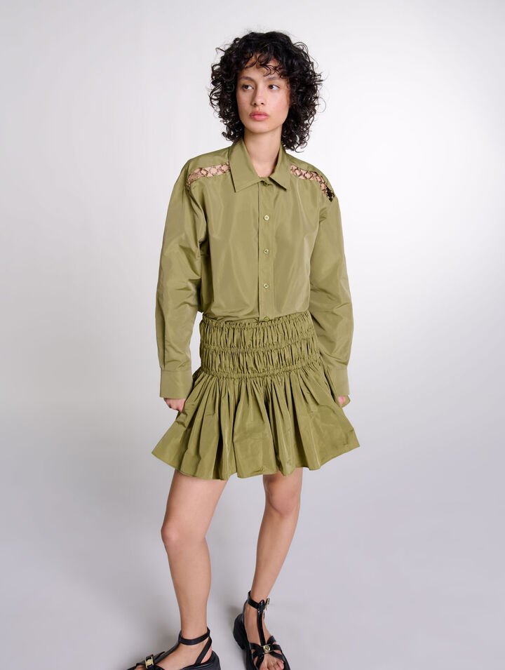 Openwork shirt