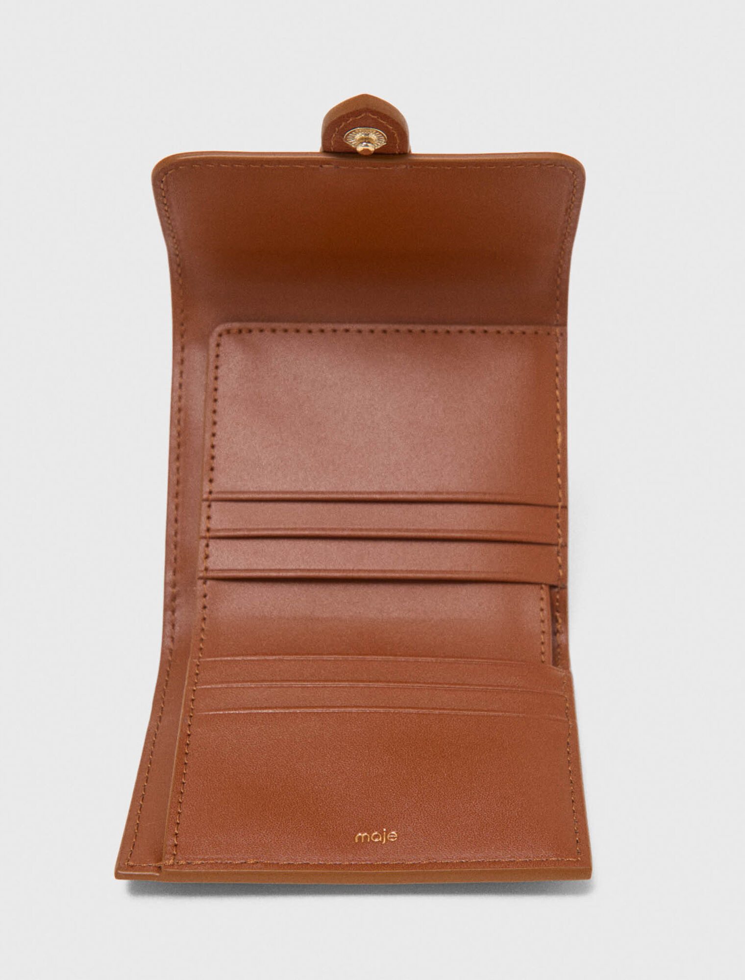 Miss M smooth leather wallet
