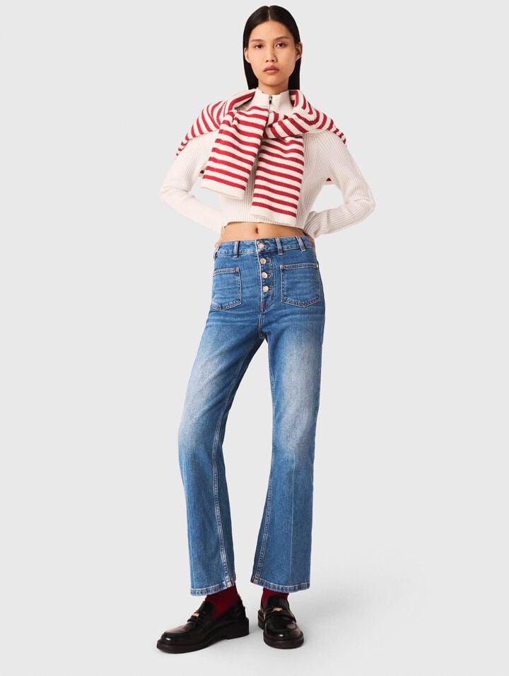 Vaqueros denim con bolsillos