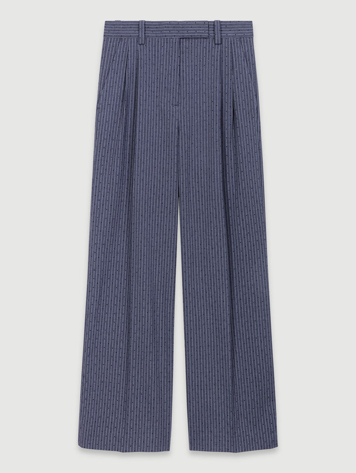 Rhinestone suit trousers