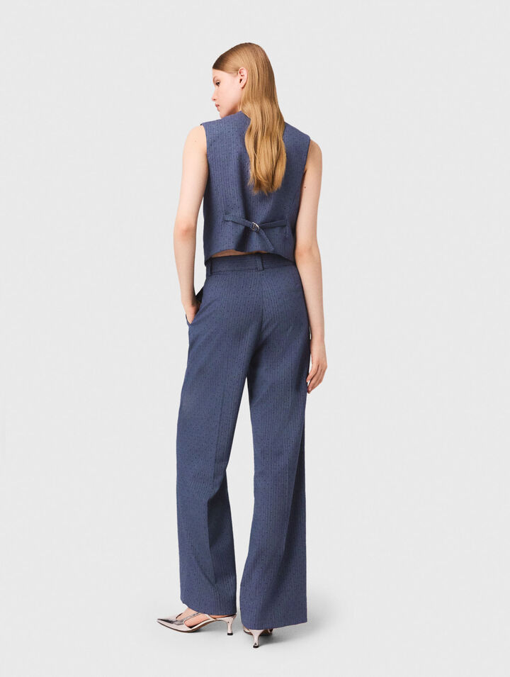 Rhinestone suit trousers