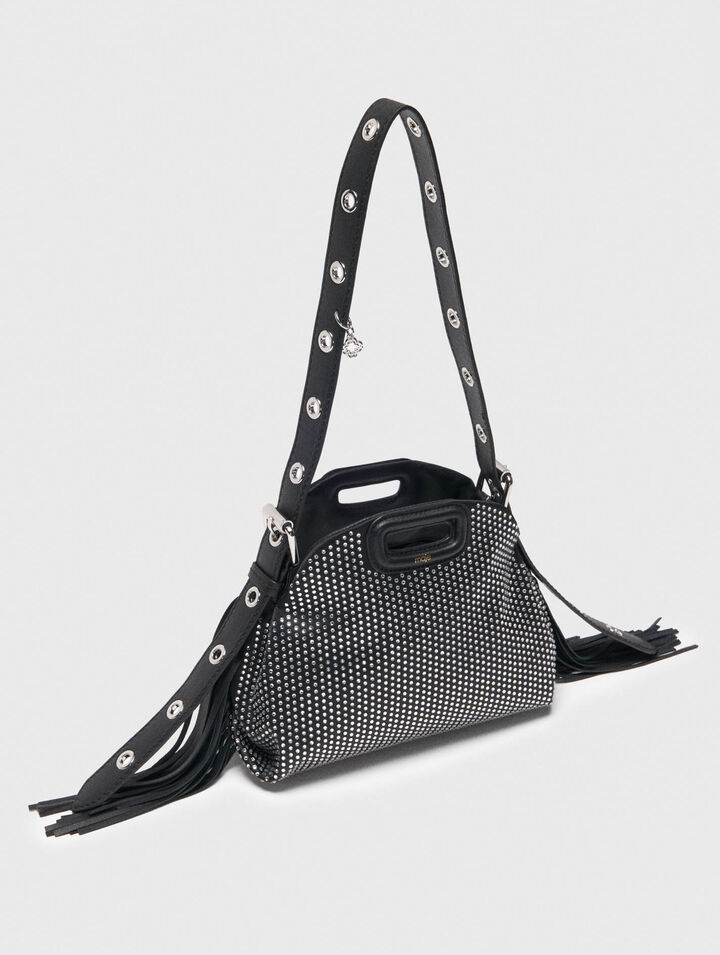 Rhinestone Miss M mini bag