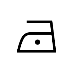 Iron at a maximum temperature of 110&deg;C without steam